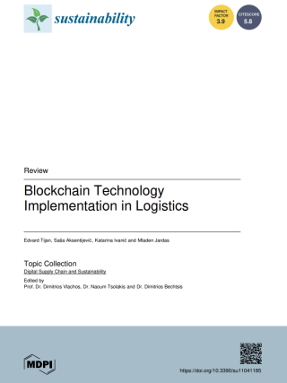 مقاله Blockchain Technology Implementation in Logistics